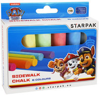 Ilustracja produktu Starpak Psi Patrol Kreda Szkolna 6 kolorów 477810