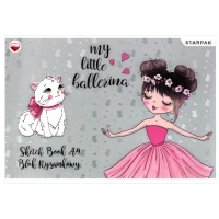 Ilustracja Starpak Blok Rysunkowy A4 20 kartek Balerina 492043