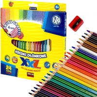 Ilustracja produktu Astra Kredki Ołówkowe Hexagonalne 24 kolory 312120004