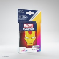 Ilustracja Gamegenic: MARVEL Art Sleeves (66 mm x 91 mm ) - Koszulki na Karty - Iron Man 50+1 szt.