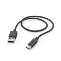 Ilustracja Hama Kabel Ładujący/Data Typ-C USB-3.1 1m Czarny