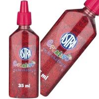 Ilustracja Astra Creativo Klej Brokatowy 35 ml 332114003 Czerwony