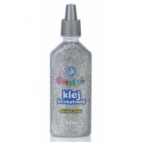 Ilustracja Astra Creativo Klej Brokatowy 35 ml 332118001 Srebrny