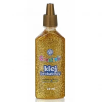 Ilustracja Astra Creativo Klej Brokatowy 35 ml 332118001 Złoty