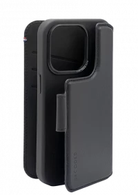 Ilustracja produktu Decoded Detachable Wallet – skórzana obudowa ochronna do iPhone 14 Pro kompatybilna z MagSafe (czarna)
