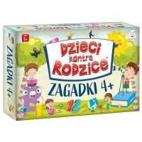 Ilustracja produktu Kangur Dzieci Kontra Rodzice. Zagadki 4+