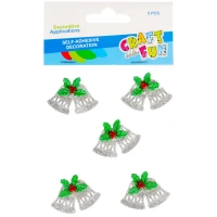 Ilustracja Craft With Fun Ozdoba Dekoracyjna Dzwoneczki Samoprzylepne 480857 