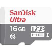Ilustracja SandDisk Micro SD 16GB Ultra (microSDHC) 80MB/s C10
