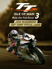 Ilustracja TT Isle Of Man 3 - John McGuiness 100th Start Livery (DLC) (PC) (klucz STEAM)