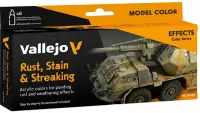 Ilustracja produktu Vallejo: 70.183 - Model Color - Effects - Rust, Stains & Streaking (8 x 18 ml)