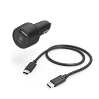 Ilustracja produktu Hama Ładowarka Samochodowa 30W Black