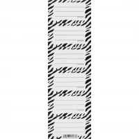Ilustracja produktu Starpak Naklejki Na Zeszyt Zebra 1 Listek 6szt. 494497