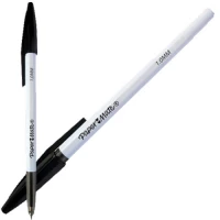 Ilustracja produktu Paper Mate Długopis Jednoroazowy 045 ze Skuwką 1.0mm Czarny 2084379
