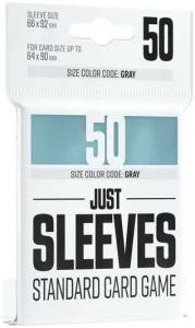 Ilustracja produktu Gamegenic: Just Sleeves - Standard Card Game Sleeves (66x91 mm) - Koszulki na Karty - 50 sztuk