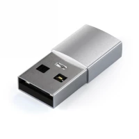 Ilustracja produktu Satechi Aluminium Adapter - Aluminiowy Adapter do Urządzeń Mobilnych USB-A/ USB-C Silver