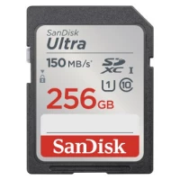 Ilustracja produktu SanDisk Ultra 256GB SDXC Memory Card 150MB/s