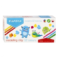 Ilustracja produktu Starpak Modelina 12 kolorów 472927