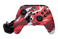 Ilustracja PowerA Pad przewodowy Enhanced Red Camo XO/XSX/PC Win 10/11