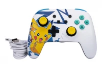 Ilustracja produktu PowerA SWITCH Pad Przewodowy Enhanced Pokemon Pikachu High Voltage