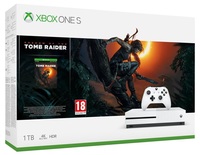 Ilustracja Microsoft XBOX One S 1TB + Shadow Of The Tomb Raider 