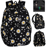 Ilustracja produktu CoolPack Pick Plecak Szkolny Młodzieżowy Daisy Black F099817