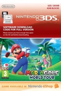 Ilustracja Mario Golf World Tour (3DS DIGITAL) (Nintendo Store)