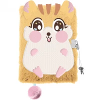 Ilustracja produktu St. Majewski Pamiętnik z Kłódką 3D Włochacz Hamster 650932