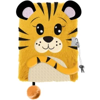 Ilustracja produktu St. Majewski Pamiętnik z Kłódką 3D Włochacz Tiger 657788