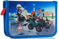 Ilustracja Astra Playmobil Piórnik Dwuklapkowy bez Wyposażenia PL-13 Policjant