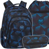 Ilustracja produktu CoolPack Drafter 3 Plecak Szkolny Bishi F010919 + Worek F070919 + Piórnik F062919