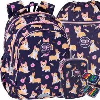 Ilustracja produktu CoolPack Jerry Plecak Szkolny Elisabeth F029933 + Worek F070933 + Piórnik F066933