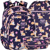 Ilustracja produktu CoolPack Jerry Plecak Szkolny Elisabeth F029933 + Worek F070933 + Piórnik F062933