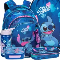 Ilustracja produktu CoolPack Zestaw Szkolny Stitch Blue 5el Plecak F029780 + Worek F054780 + Piórnik F062780