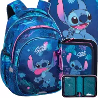 Ilustracja produktu CoolPack Zestaw Szkolny Stitch Blue 3el Plecak F029780 + Worek F054780 + Piórnik F076780