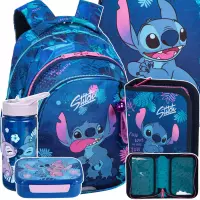 Ilustracja produktu CoolPack Zestaw Szkolny Stitch Blue 5el Plecak F029780 + Worek F054780 + Piórnik F076780