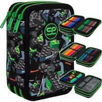 Ilustracja CoolPack Jumper 3 Piórnik Trzykomorowy Z Wyposażeniem Kids from the Block F067823