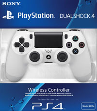 Ilustracja Kontroler Bezprzewodowy Pad Sony DualShock 4 v2 White