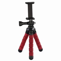 Ilustracja produktu Hama Mini Statyw Flex 2w1 14 cm Czerwony