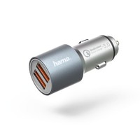 Ilustracja produktu Ładowarka Samochodowa "Qualcomm® Quick Charge™ 3.0 Metal