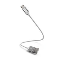 Ilustracja produktu Kabel Ładujący/Data, USB Type-c, 0,2m Biały