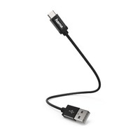 Ilustracja Kabel Ładujący/Data USB Type-C 0,2m Czarny