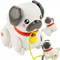 Ilustracja Fisher Price Pets Spacerowy Mopsik  HTW94