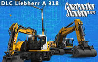 Ilustracja Construction Simulator 2015: Liebherr A 918 (PC) (klucz STEAM)