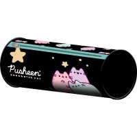 Ilustracja St.Majewski Tuba Saszetka Okrągła Pusheen Pastel Black 663222