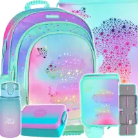 Ilustracja produktu Starpak Zestaw Szkolny 5el. Ombre Doggy Plecak 553212 + Worek 558410 + Piórnik 553435
