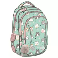 Ilustracja produktu St.Right Plecak Szkolny BP-26 Charming Cats 685040