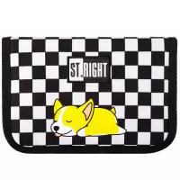 Ilustracja produktu St. Majewski Piórnik Dwuklapkowy Bez Wyposażenia Sleepy Corgi 664380