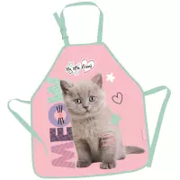 Ilustracja produktu St. Majewski Fartuszek do Prac Plastycznych Fluffy Kitty 687099