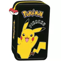 Ilustracja produktu St. Majewski Piórnik Potrójny z Wyposażeniem Pokemon 723688