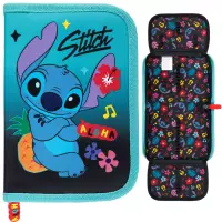 Ilustracja produktu St. Majewski Piórnik Dwuklapkowy Bez Wyposażenia Stitch Mint Aloha 683596